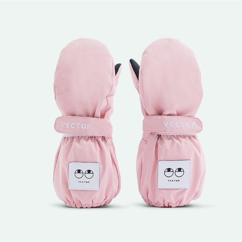 Vaikiškos slidinėjimo pirštinės, 2022 m., žiema, naujos, šiltos, vandeniui atsparios kūdikių kumštinės pirštinės, mergaitėms skirtos slidinėjimo pirštinės, skirtos kalnams mažiems vaikams, vaikams