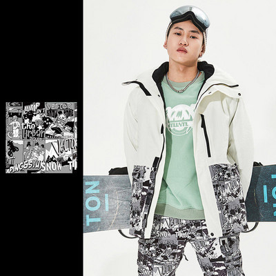 Nauja slidinėjimo striukė Šilta, vandeniui atspari sniego paltai, vėjui atsparūs slidinėjimo drabužiai moterims, snieglenčių sportas, lauko slidinėjimo striukė, gobtuvas žygiams, kombinezonai