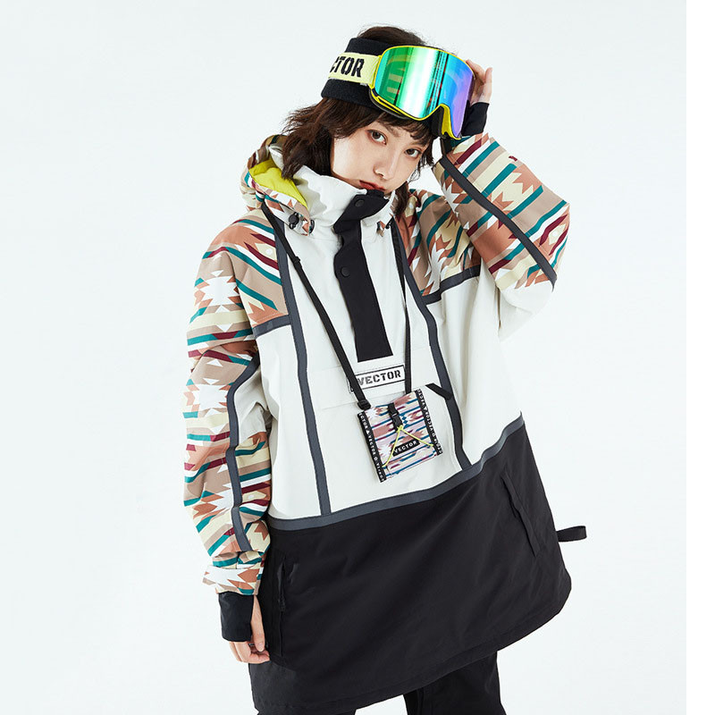 Nauja slidinėjimo striukė Šilta, vandeniui atspari sniego paltai, vėjui atsparūs slidinėjimo drabužiai moterims, snieglenčių sportas, lauko slidinėjimo striukė, gobtuvas žygiams, kombinezonai