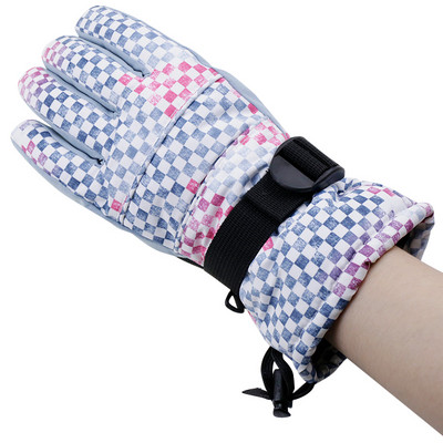 Slidinėjimo pirštinės snieglenčių pirštinės Ultralengvos vandeniui atsparios žiemos Sonw šiltos vilnos pirštinės motociklams sniego motociklams