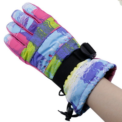 Slidinėjimo pirštinės snieglenčių pirštinės Ultralengvos vandeniui atsparios žiemos Sonw šiltos vilnos pirštinės motociklams sniego motociklams