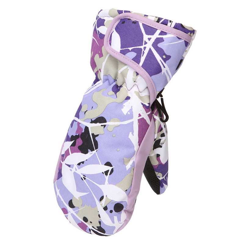 Vaikiškos slidinėjimo pirštinės, vandeniui atsparios, vėjui atsparios, lengvos, kvėpuojančios Ripstop audinio, sniegui atsparios pirštinės mergaitėms, berniukams#288792