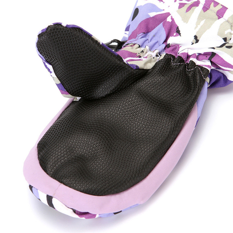 Vaikiškos slidinėjimo pirštinės, vandeniui atsparios, vėjui atsparios, lengvos, kvėpuojančios Ripstop audinio, sniegui atsparios pirštinės mergaitėms, berniukams#288792