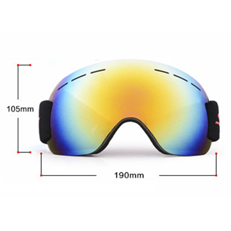 Sferiniai HD slidinėjimo akiniai Žieminiai nuo rasojimo čiuožimo slidinėjimo akiniai lauko sportiniai vėjui atsparūs snieglenčių snieglenčių akiniai kaukė