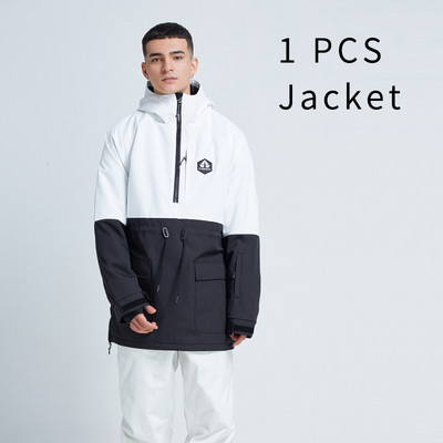 2022 m. žiemos nauja viršutinė slidinėjimo striukė Moteriška lauko snieglenčių slidinėjimo striukė Vyriška šilta, vėjui nepralaidi ir vandeniui atspari slidinėjimo palto sujungimas vidutinio ilgio