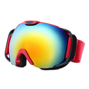 Зимни двойни лещи против замъгляване ски очила ветроустойчиви UV400 кънки сноумобил очила маска сферични HD сноуборд ски очила