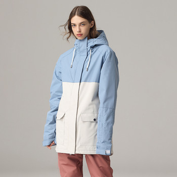 Χειμερινά γυναικεία μπουφάν για σκι με κουκούλα Ζεστά γυναικεία παλτό για Snowboard Αδιάβροχα γυναικεία εξωτερικά ενδύματα Αθλητικά αντιανεμική φόρμα βουνού