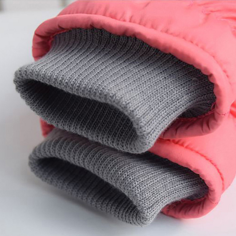 Vaikiškos slidinėjimo pirštinės Žiemos Lauko Sportas Važiavimas dviračiais Vaikų Sniegui Neperšlampamos Aksominės Šiltos Vėjo nepraleidžiančios slidinėjimo pirštinės vaikams