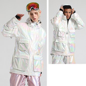 2023 m. nauja slidinėjimo striukė, vyriška, moteriška, šilta lauko sportinė snieglenčių striukė, atspari vėjui ir vandeniui atspari slidinėjimo kostiumui su gobtuvu žieminiai drabužiai