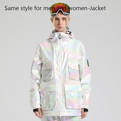 2023 m. nauja slidinėjimo striukė, vyriška, moteriška, šilta lauko sportinė snieglenčių striukė, atspari vėjui ir vandeniui atspari slidinėjimo kostiumui su gobtuvu žieminiai drabužiai