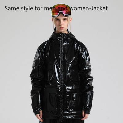 2023 m. nauja slidinėjimo striukė, vyriška, moteriška, šilta lauko sportinė snieglenčių striukė, atspari vėjui ir vandeniui atspari slidinėjimo kostiumui su gobtuvu žieminiai drabužiai