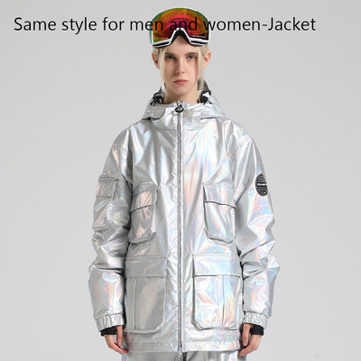 2023 m. nauja slidinėjimo striukė, vyriška, moteriška, šilta lauko sportinė snieglenčių striukė, atspari vėjui ir vandeniui atspari slidinėjimo kostiumui su gobtuvu žieminiai drabužiai