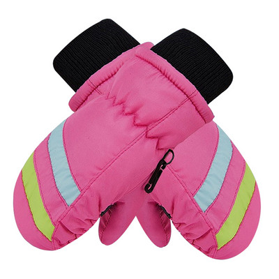 Žieminės neperšlampamos pirštinės be pirštų jodinėjimas tėvas-vaikas 2-5 metų vaikiškas krepšys pirštas šiltos slidinėjimo pirštinės lauke