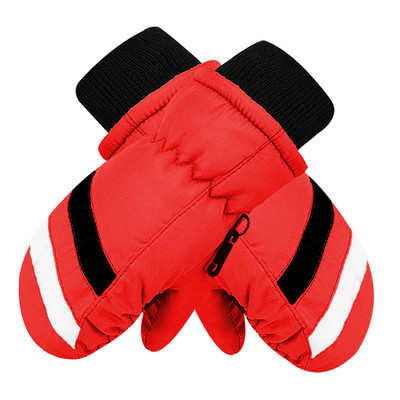 Žieminės neperšlampamos pirštinės be pirštų jodinėjimas tėvas-vaikas 2-5 metų vaikiškas krepšys pirštas šiltos slidinėjimo pirštinės lauke