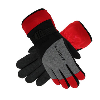 Ски ръкавици Мотоциклетни водоустойчиви поларени термо ръкавици Сноуборд Моторни шейни Ръкавици Мъже Жени Зимни ръкавици за сняг Мъжки