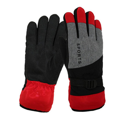 Slidinėjimo pirštinės Motociklas Neperšlampamas Fleece Termo Pirštinės Snieglentė Sniego motociklas Pirštinės Vyrai Moterims Žieminės Sniego Pirštinės Vyriškos