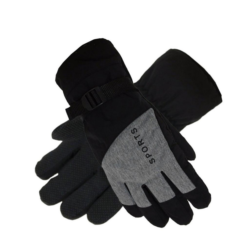 Slidinėjimo pirštinės Motociklas Neperšlampamas Fleece Termo Pirštinės Snieglentė Sniego motociklas Pirštinės Vyrai Moterims Žieminės Sniego Pirštinės Vyriškos