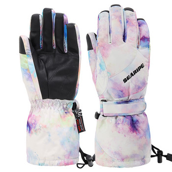 Γάντια σκι Αδιάβροχα αντιανεμικά ζεστά σκι και σνόουμπορντ Ανδρικά γυναικεία γάντια μοτοσικλέτας χειμερινή οθόνη αφής