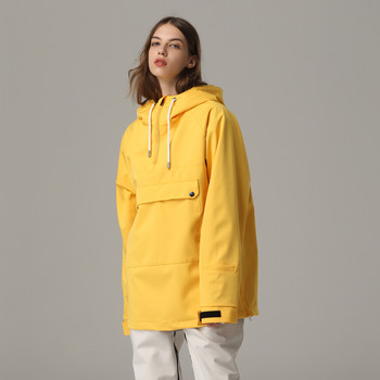 Χειμερινά ρούχα με κουκούλα Νέο κορυφαίο μπουφάν για σκι Γυναικεία Ανδρικά αθλήματα για ορειβατικό σκι Κοστούμι για σκι σνόουμπορντ Αντιανεμικό μπουφάν Ζεστό