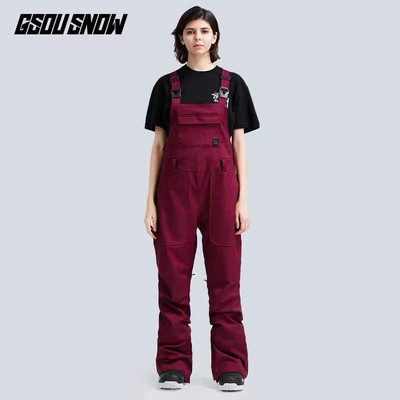 GSOU SNOW, pantaloni de schi pentru femei, pantaloni de snowboard, pantaloni de schi, rezistenti la vânt, impermeabili, respirabili, îmbrăcăminte de iarnă pentru adulți, pantaloni de schi pentru femei, nou