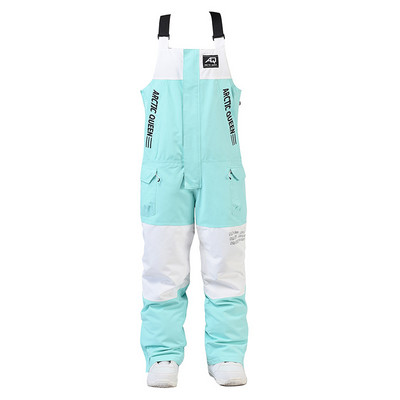 Női sínadrág férfi snowboard kantáros nadrág téli overál szélálló vízálló meleg pár szabadtéri sportruházathoz hegyi túrázáshoz