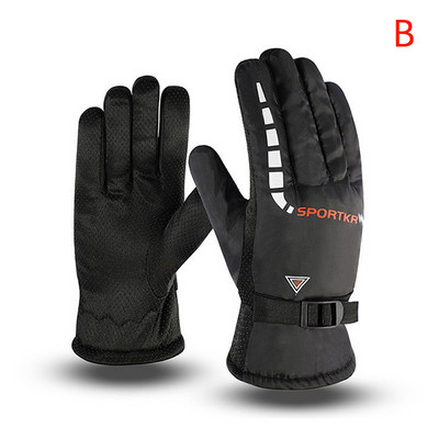 Vyrai Moteriškos slidinėjimo pirštinės Ultralengvos vandeniui atsparios žiemos šiltos pirštinės snieglenčių pirštinės