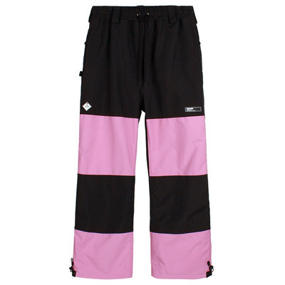 Fleece asortat la culoare -35 Pantaloni caldi pentru zăpadă pentru femei și bărbați Sporturi de iarnă în aer liber Pantaloni pentru snowboarding Îmbrăcăminte de schi impermeabilă