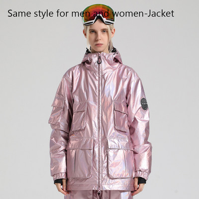 Žiemos nauja viršutinė slidinėjimo striukė Vyriška lauko sportinė snieglenčių striukė Sniego kostiumas su gobtuvu, atsparus vėjui ir vandeniui atsparus slidinėjimo kostiumas šilti drabužiai