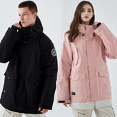 Naujos slidinėjimo striukės Moteriškos viršutinės striukės lauko snieglenčių striukės Vyriškos vėjui nepralaidus vandeniui atsparus slidinėjimo kostiumas Žieminiai drabužiai Kailis Šiltai kvėpuojantis