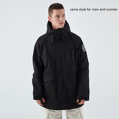 Naujos slidinėjimo striukės Moteriškos viršutinės striukės lauko snieglenčių striukės Vyriškos vėjui nepralaidus vandeniui atsparus slidinėjimo kostiumas Žieminiai drabužiai Kailis Šiltai kvėpuojantis