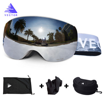 OTG Snowboard Mirrored Magnetic Goggles Γυναικεία Ανδρικά γυαλιά σκι Μάσκα γυαλιών για χιόνι UV 400 Γυαλιά προστασίας για ενήλικες διπλά σφαιρικά