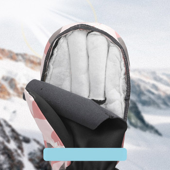 Γυναικείες χειμερινές ζεστές περιτυλίξεις δακτύλων ζεστές κρύες αδιάβροχες αδιάβροχες ποδηλασία εξωτερικού χώρου για σκι ζεστά γάντια #t2g
