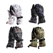 Vyriškos kamufliažinės slidinėjimo pirštinės, snieglenčių pirštinės