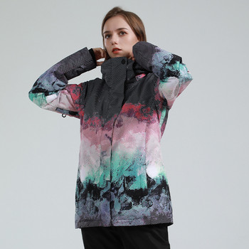2022 Colorful Fashion Snow Jackets Γυναικεία αδιάβροχα αντιανεμικά μπουφάν σκι Παλτό ή παντελόνι Snowboarding για θερμικό σκι
