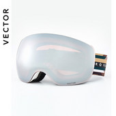 Keičiamas dirželis Dovana OTG Slidinėjimo snieglenčių akiniai Moteriški Vyriški Slidinėjimo Akiniai Kaukė UV400 Sniego apsauga Akiniai suaugusiems Sferiniai