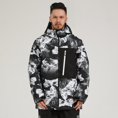 Naujos spalvos žieminė slidinėjimo striukė Oversize vyriška moteriška šilta vėjui nepralaidi vandeniui atspari snieglenčių striukė kvėpuojanti sniego paltai, Unisex