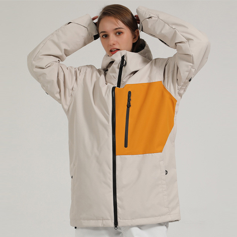 Naujos spalvos žieminė slidinėjimo striukė Oversize vyriška moteriška šilta vėjui nepralaidi vandeniui atspari snieglenčių striukė kvėpuojanti sniego paltai, Unisex