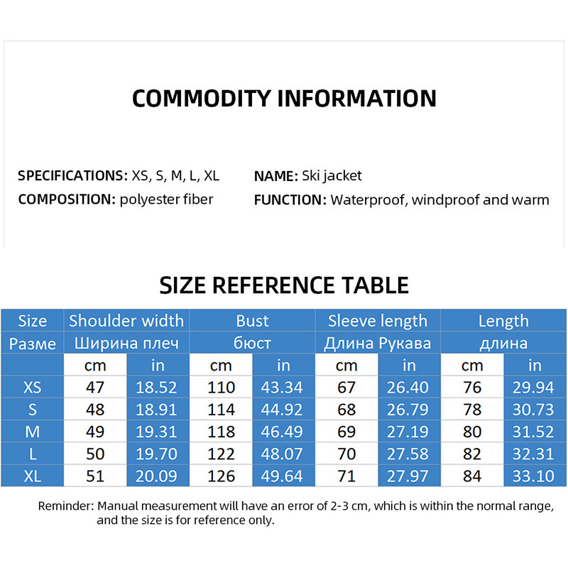Naujos spalvos žieminė slidinėjimo striukė Oversize vyriška moteriška šilta vėjui nepralaidi vandeniui atspari snieglenčių striukė kvėpuojanti sniego paltai, Unisex