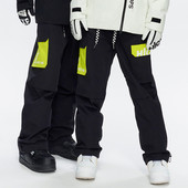 Slidinėjimo kelnės Moteriškos Sniego kelnės Vyriškos Neperšlampamos Šiltos Laisvos Neperšlampamos Kombinezonai Snieglenčių dėvėjimas Kombinezonas Sniego audinys Kelnės Žieminės kelnės