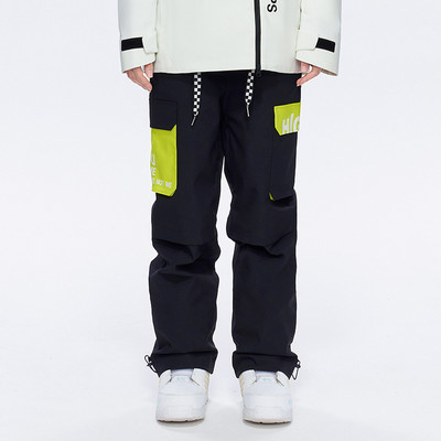 Slidinėjimo kelnės Moteriškos Sniego kelnės Vyriškos Neperšlampamos Šiltos Laisvos Neperšlampamos Kombinezonai Snieglenčių dėvėjimas Kombinezonas Sniego audinys Kelnės Žieminės kelnės