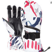 Slidinėjimo pirštinės vyrams, moteriškos, atsparios vandeniui, 2022 m. atnaujintos jutiklinio ekrano sniego pirštinės, snieglenčių pirštinės šaltam orui