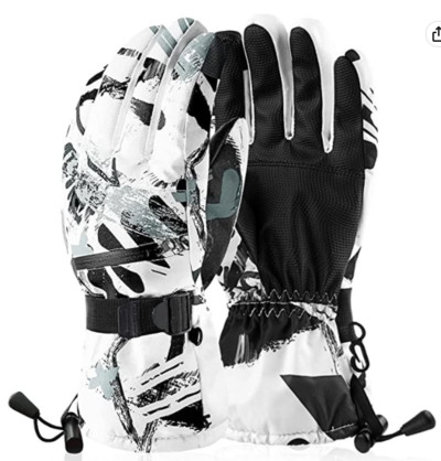 Slidinėjimo pirštinės vyrams, moteriškos, atsparios vandeniui, 2022 m. atnaujintos jutiklinio ekrano sniego pirštinės, snieglenčių pirštinės šaltam orui