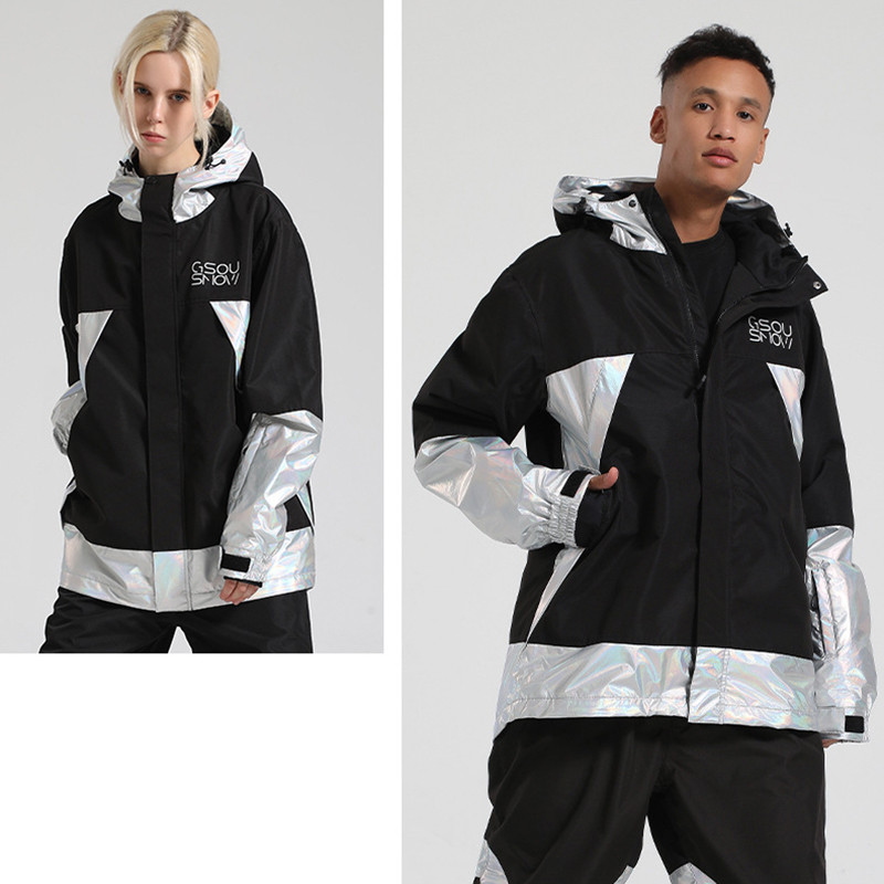 Populiariausia 2023 m. slidinėjimo striukė Nauja vyriška moteriška snieglenčių striukė Šilta, atspari vėjui, vandeniui atspari žygio striukė su gobtuvu slidinėjimo kostiumas žieminiai drabužiai