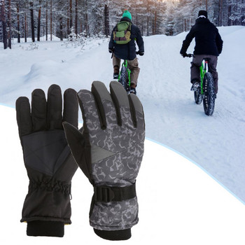 1 чифт ски ръкавици Удебелени ръкавици за яздене Ръкавици за каране на мотоциклет против плъзгане