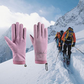 Slidinėjimo pirštinės Super Minkštas kvėpuojantis jutiklinis ekranas Žiemos šilto bėgimo sportinės pirštinės, skirtos lauko terminėms pirštinėms Dviračių pirštinės