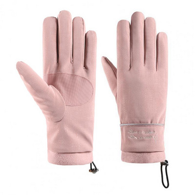 Slidinėjimo pirštinės Super Minkštas kvėpuojantis jutiklinis ekranas Žiemos šilto bėgimo sportinės pirštinės, skirtos lauko terminėms pirštinėms Dviračių pirštinės