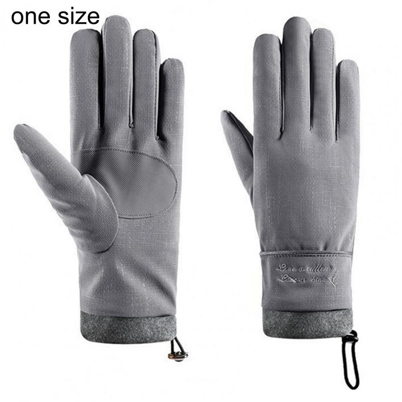 Slidinėjimo pirštinės Super Minkštas kvėpuojantis jutiklinis ekranas Žiemos šilto bėgimo sportinės pirštinės, skirtos lauko terminėms pirštinėms Dviračių pirštinės