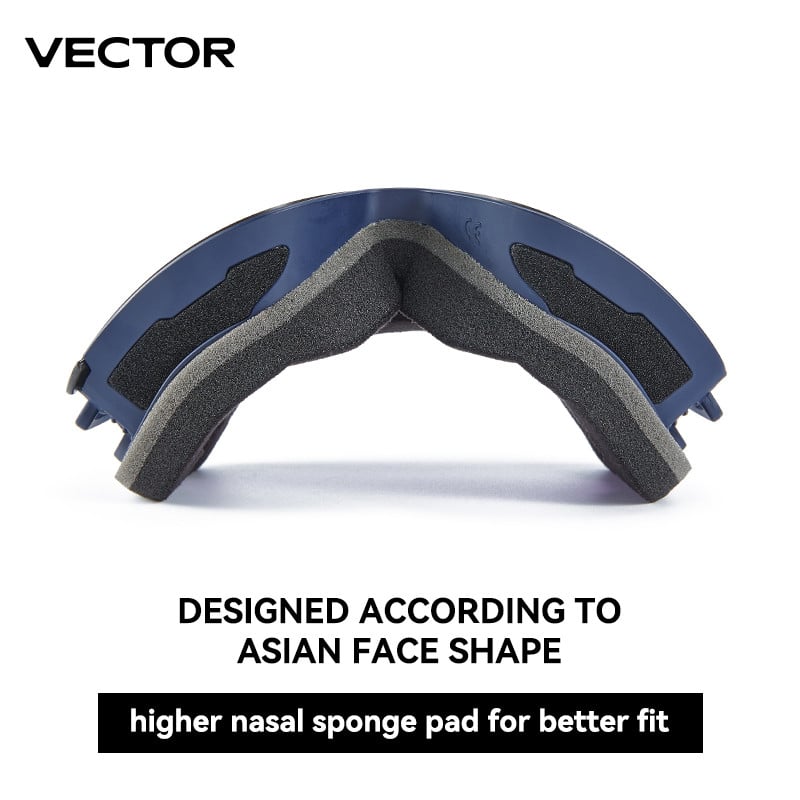 VECTOR prekės ženklo dvigubo sluoksnio nuo rūko magnetinės sugerties cilindriniai slidinėjimo akiniai UV400 vyriški, moteriški, slidinėjimo akiniai kaukė snieglenčių sportui