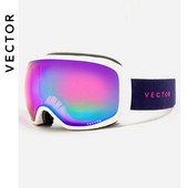 Gamintojas VECTOR Slidinėjimo akiniai Vyriški Moteriški Anti-Rasojantys UV400 Slidinėjimo snieglenčių akiniai Sferiniai Didelės Kaukės Akiniai Snieglenčių akiniai