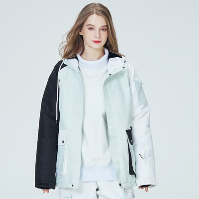 Nauja slidinėjimo striukė Kombinezonai Spalvoti madingi ledo sniego striukės šilti lauko drabužiai, atsparūs vandeniui žiemos snieglenčių slidinėjimo kostiumai